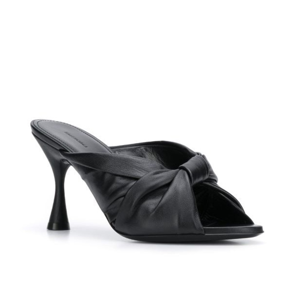 Balenciaga Drapy‎ Leather Mules